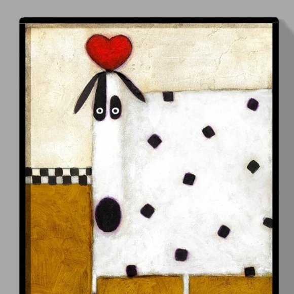 D. Kessler | Wall Decor | J Kessler Art Love Dog | Poshmark